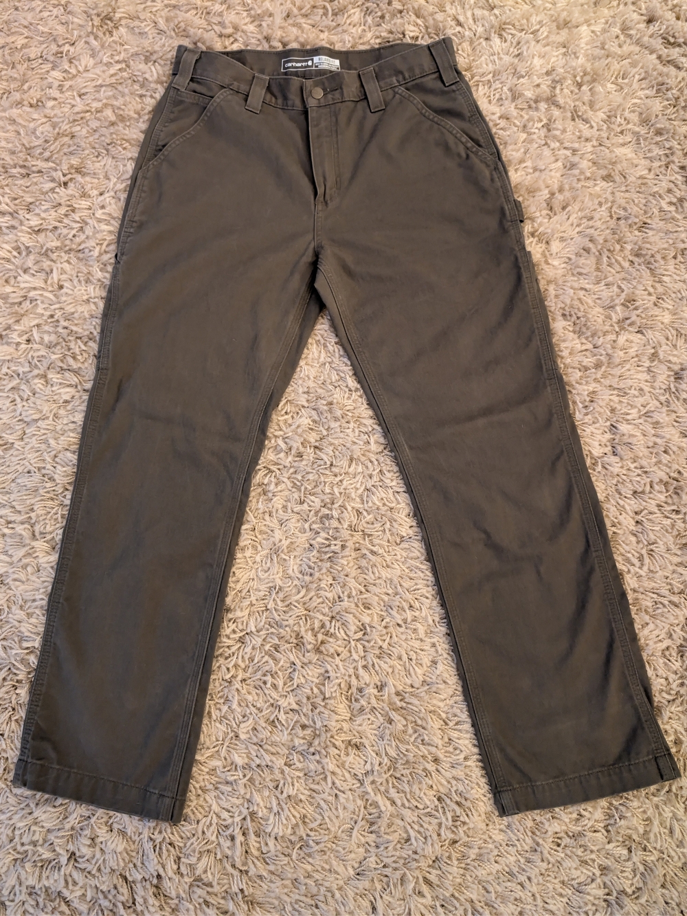 Carhartt B324 DFE Relaxed Fit Work Pants 32x30 Brown